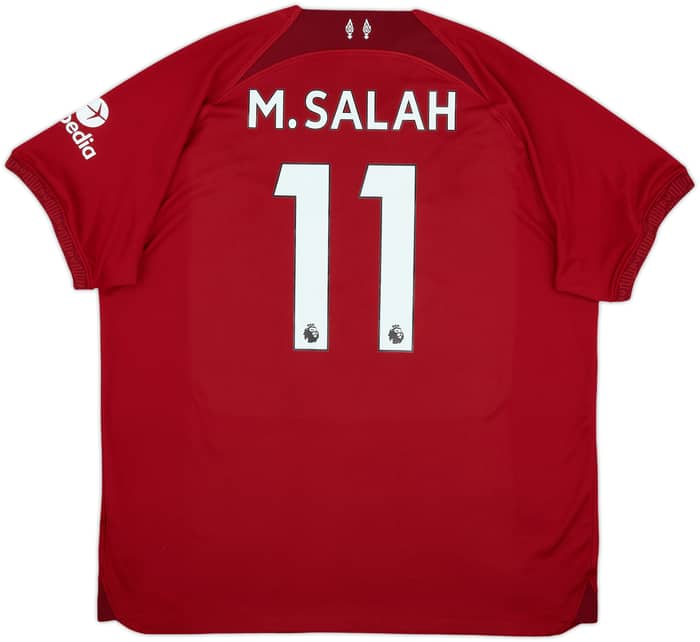 2022-23 Liverpool Home Shirt M.Salah #11 - 7/10 - (XL)