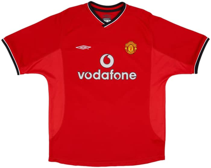 2000-02 Manchester United Home Shirt Beckham #7 - 6/10 - (L)