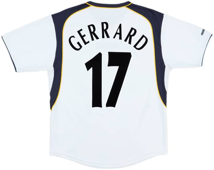 2001-03 Liverpool Away Shirt Gerrard #17 - 7/10 - (L)
