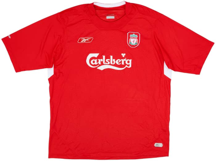 2004-06 Liverpool Home Shirt Cisse #9 - 4/10 - (XL)