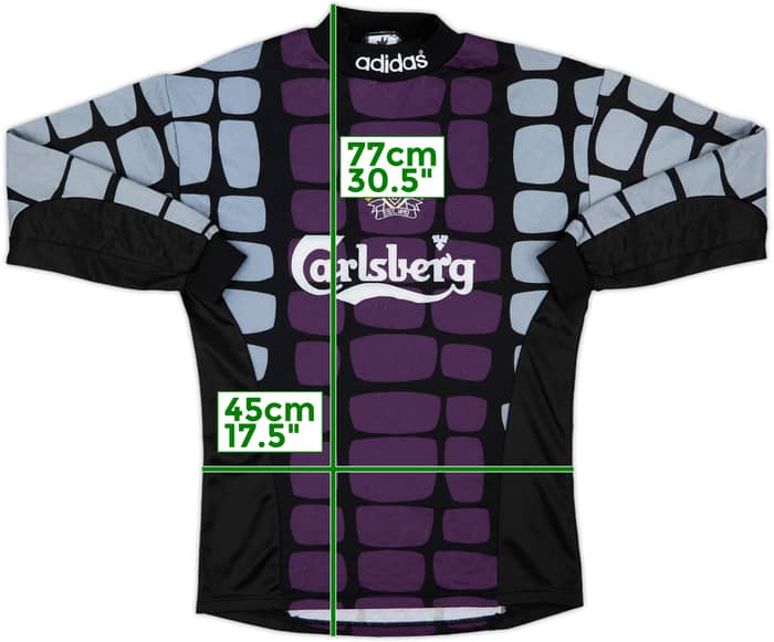 1994-95 Liverpool GK Shirt - 8/10 - (S)