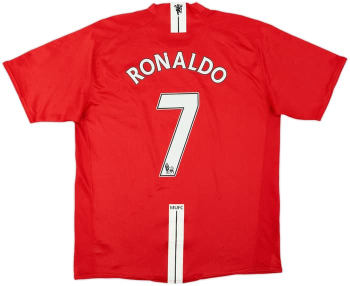 2007-09 Manchester United Home Shirt Ronaldo #7 - 6/10 - (L)