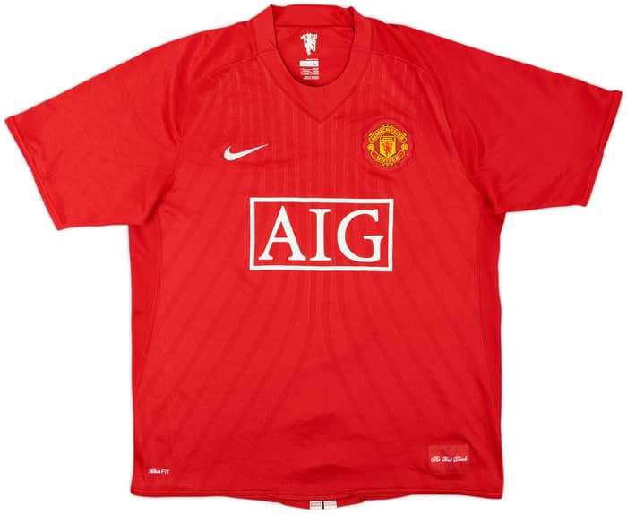 2007-09 Manchester United Home Shirt Ronaldo #7 - 6/10 - (L)