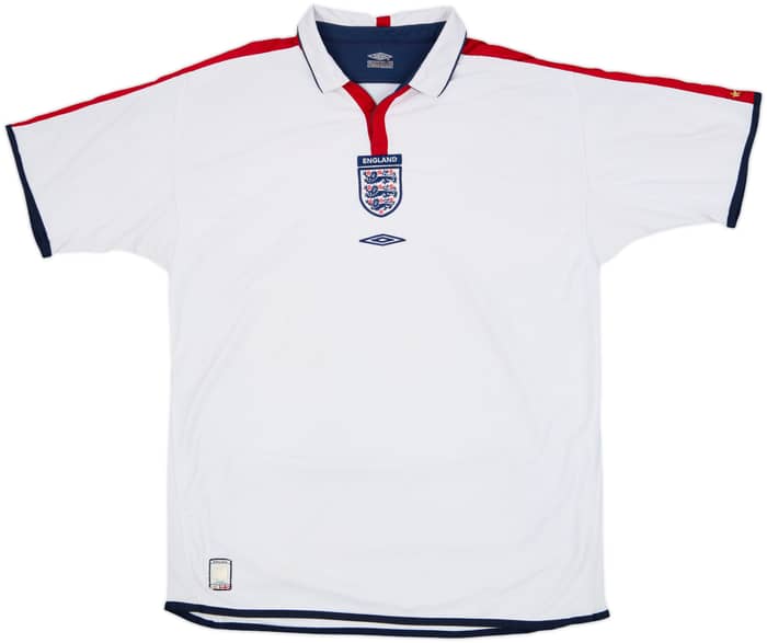 2003-05 England Home Shirt - 5/10 - (XL)
