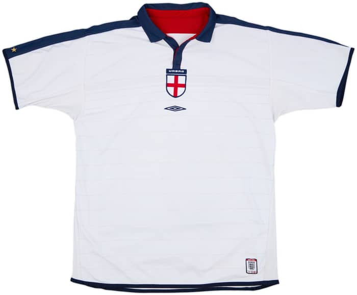 2003-05 England Home Shirt - 5/10 - (XL)