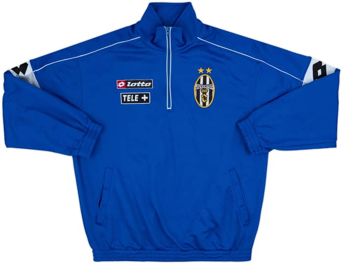 2000-01 Juventus Lotto 1/4 Zip Drill Top - 9/10 - (XL)