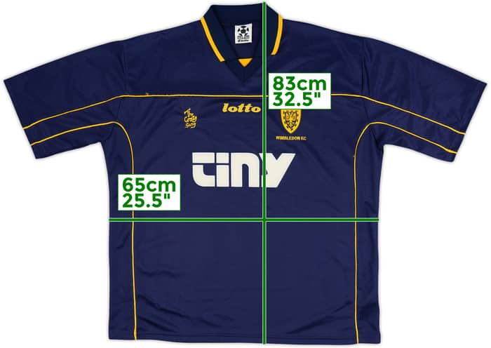 1999-00 Wimbledon Home Shirt - 9/10 - (XXL)