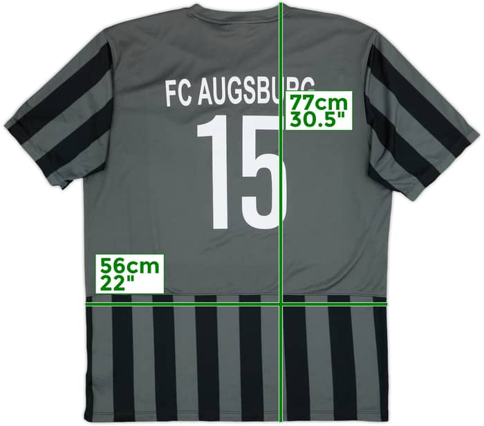 2014-15 Augsburg Third Shirt #15 - 8/10 - (XL)