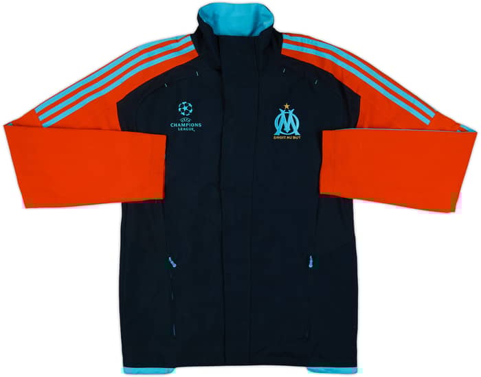 2011-12 Olympique Marseille adidas CL Track Jacket - 9/10 - (S)