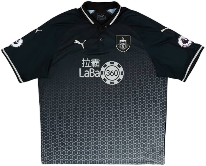 2018-19 Burnley Away Shirt Wood #11 - 9/10 - (3XL)