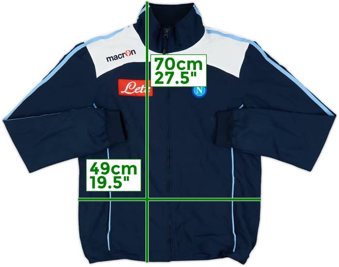 2009-10 Napoli Macron Track Jacket - 7/10 - (M)