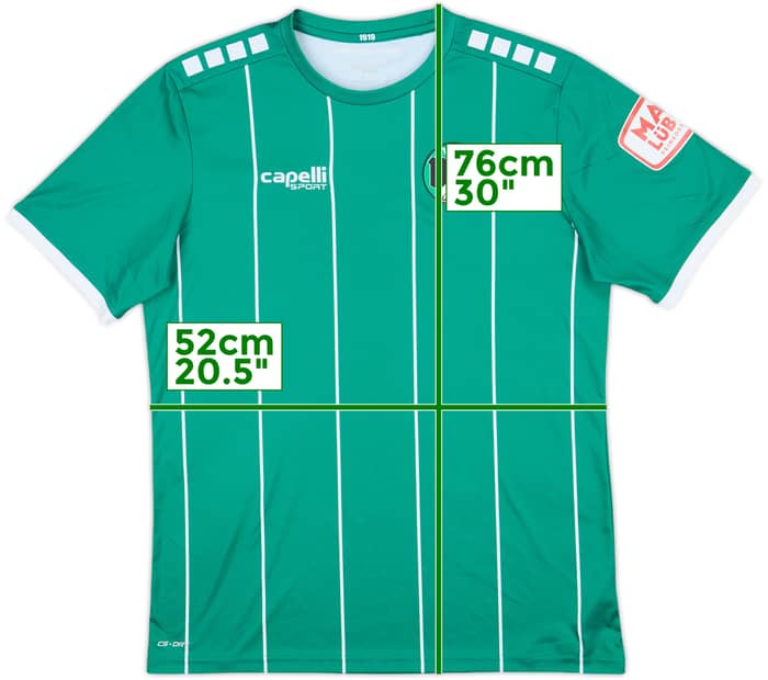 2023-24 VfB Lubeck Home Shirt - 8/10 - (M)