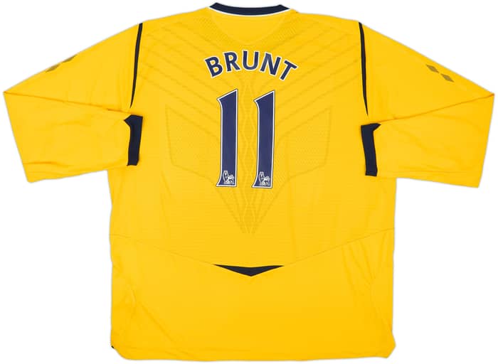 2008-09 West Brom Away L/S Shirt Brunt #11 - 8/10 - (3XL)