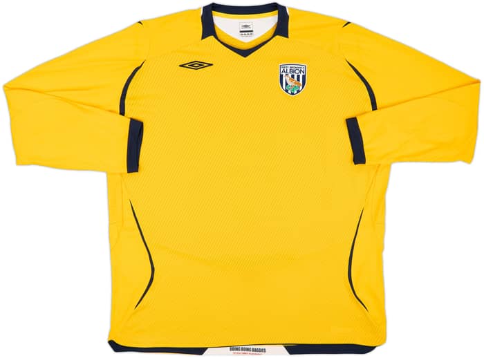 2008-09 West Brom Away L/S Shirt Brunt #11 - 8/10 - (3XL)