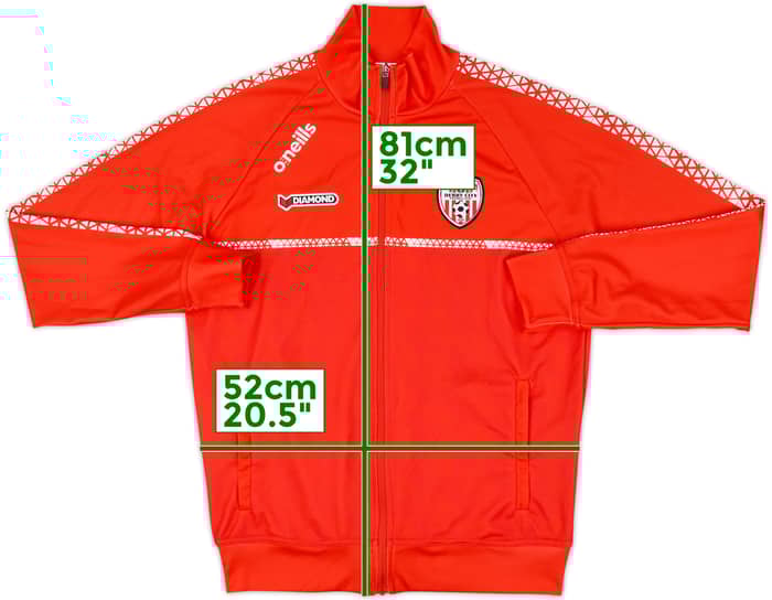 2022-24 Derry City O'Neills Track Jacket - 10/10 - (L)