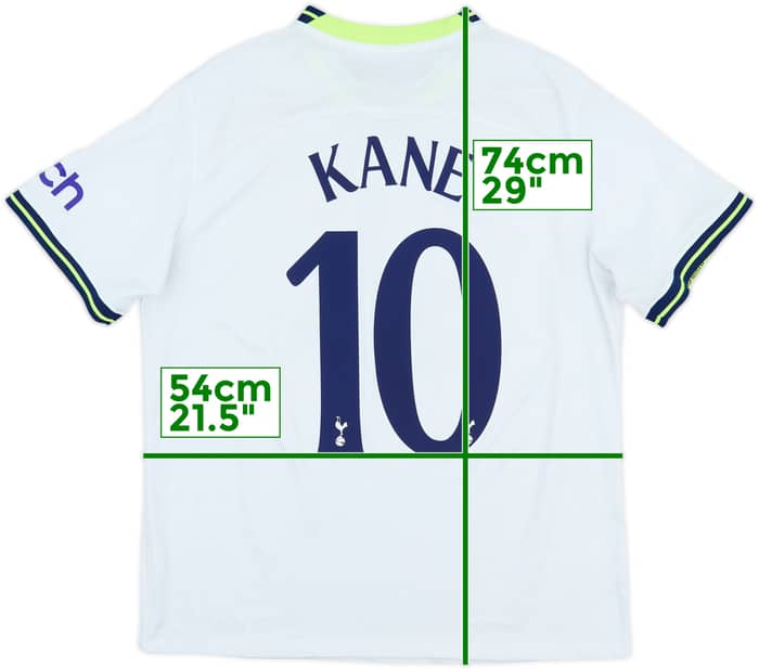 2022-23 Tottenham Home Shirt Kane #10 - 8/10 - (L)