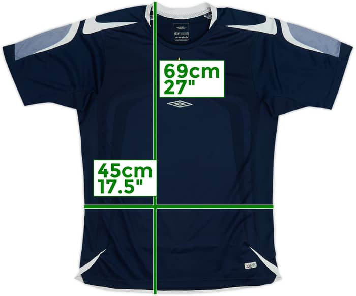 2005-06 Inglaterra Umbro Camiseta de Entrenamiento - 6/10 - (M)