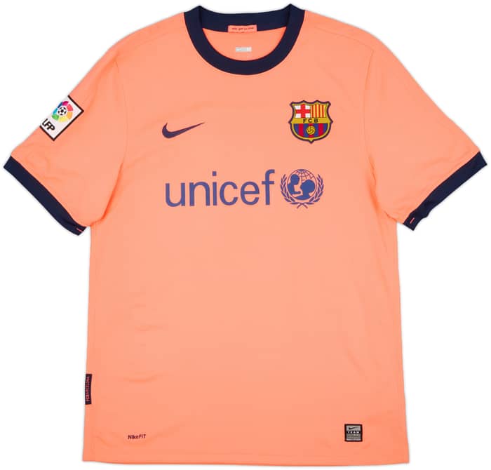 2009-10 Barcelona Away Shirt Messi #10 - 9/10 - (L)
