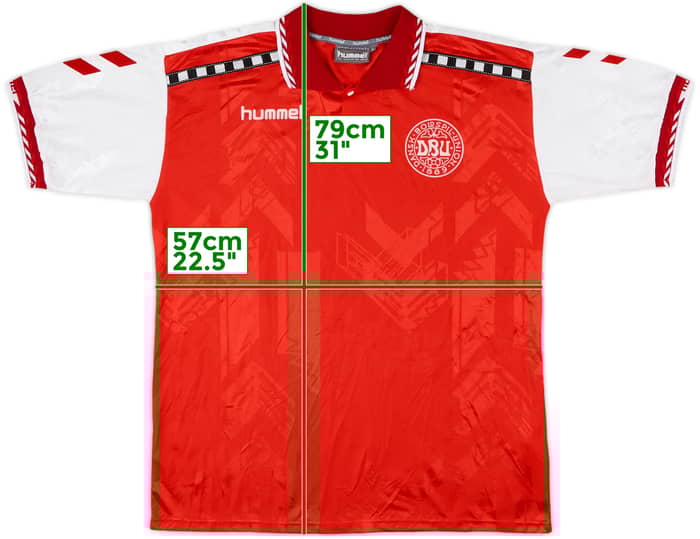 1996-97 Denmark Home Shirt - 8/10 - (L)