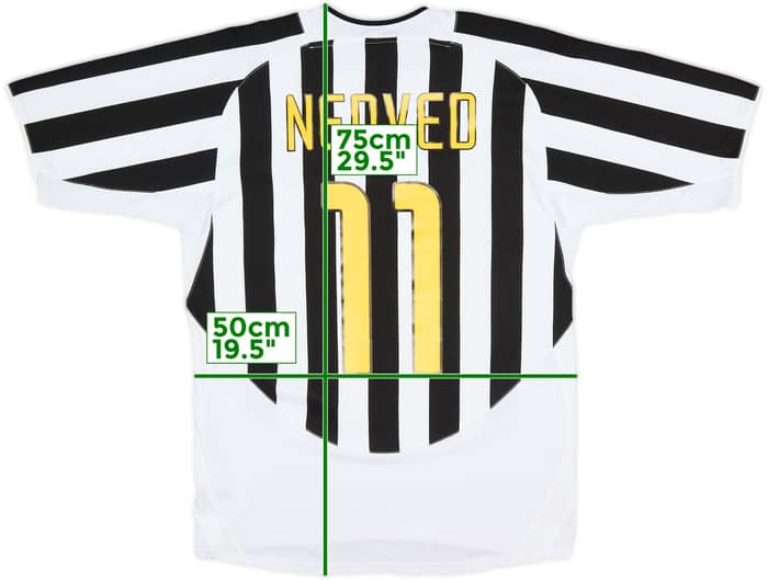2003-04 Juventus Home Shirt Nedved #11 - 7/10 - (M)