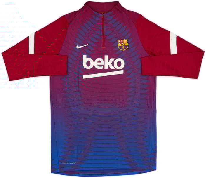 2021-22 Barcelona Nike 1/4 Zip Drill Top - 8/10 - (L)