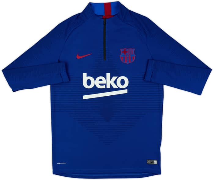 2019-20 Barcelona Nike Vaporknit 1/4 Zip Drill Top - 10/10 - (M)