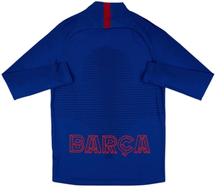 2019-20 Barcelona Nike Vaporknit 1/4 Zip Drill Top - 10/10 - (M)