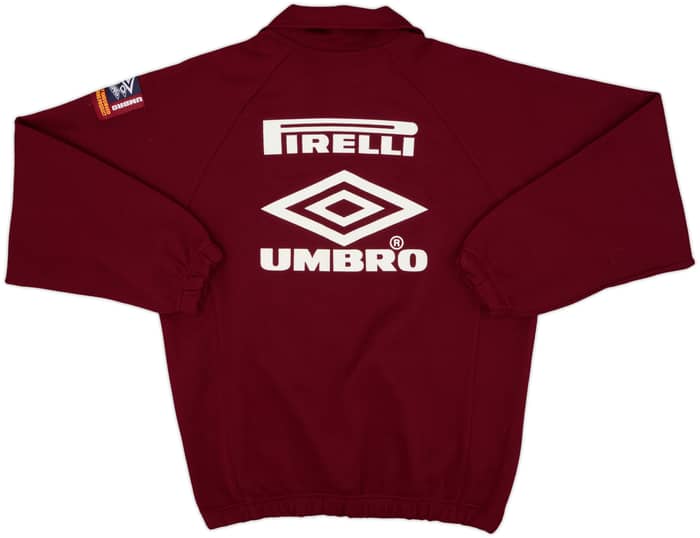 1996-97 Inter Milan Umbro 1/4 Zip Drill Top - 9/10 - (S)
