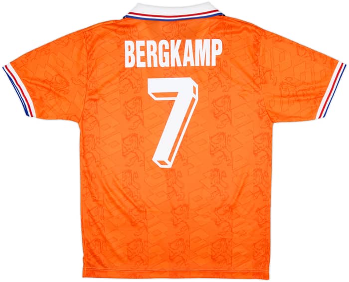 1992-94 Netherlands Home Shirt Bergkamp #7 - 10/10 - (L)
