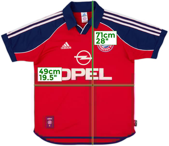 1999-01 Bayern Munich Home Shirt - 8/10 - (XL.Boys)