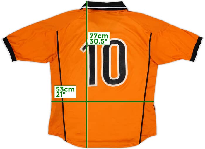 1998-00 Netherlands Home Shirt #10 - 5/10 - (L)