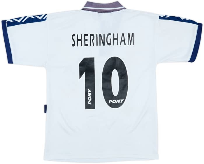1995-97 Tottenham Home Shirt Sheringham #10 - 8/10 - (S)