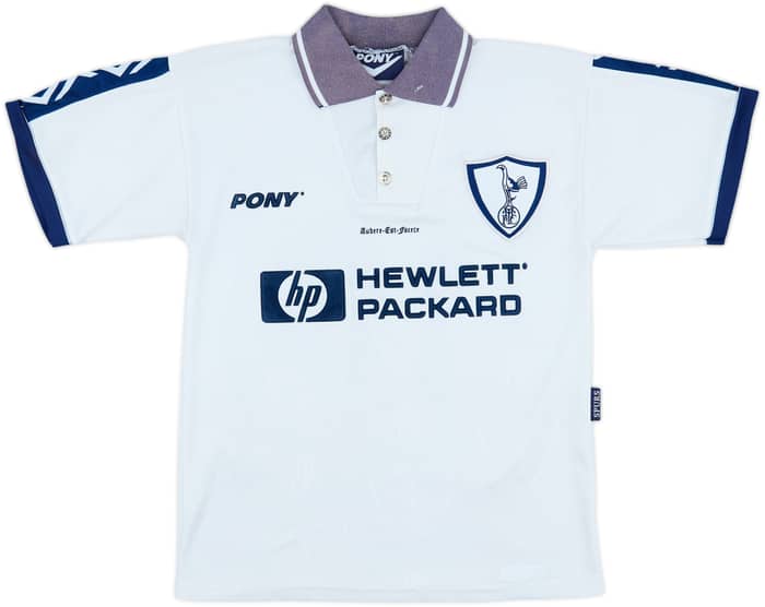 1995-97 Tottenham Home Shirt Sheringham #10 - 8/10 - (S)