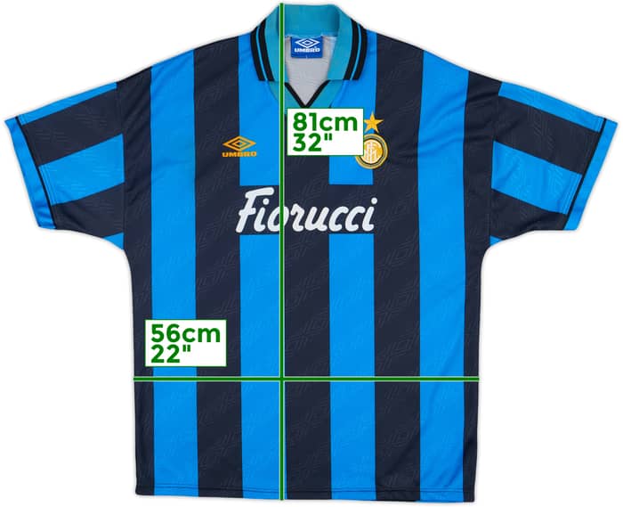 1994-95 Inter Milan Home Shirt #10 - 6/10 - (L)