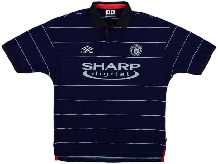 1999-00 Manchester United Away Shirt Scholes #18 - 8/10 - (M)