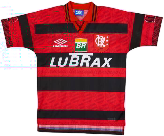 1995-96 Flamengo Centenary Home Shirt #7 - 8/10 - (M)