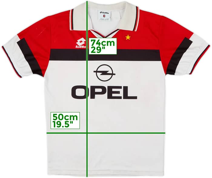 1994-95 AC Milan Away Shirt - 5/10 - (L)