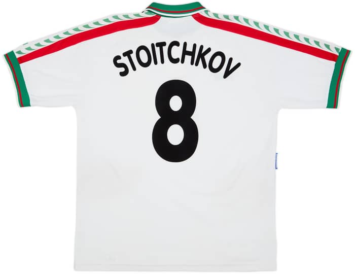 1996-98 Bulgaria Home Shirt Stoitchkov #8 - 8/10 - (XL)