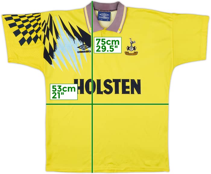 1991-95 Tottenham Away Shirt - 5/10 - (M)