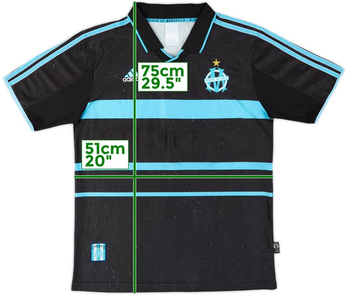 1999-00 Olympique Marseille Third Shirt - 4/10 - (L)