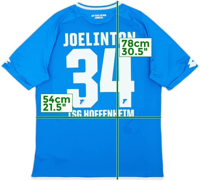 2018-19 TSG Hoffenheim Home Shirt Joelinton #34 - 10/10 - (XL)