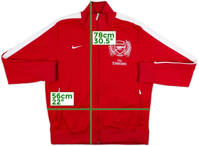 2011-12 Arsenal Nike Track Jacket - 8/10 - (XL)