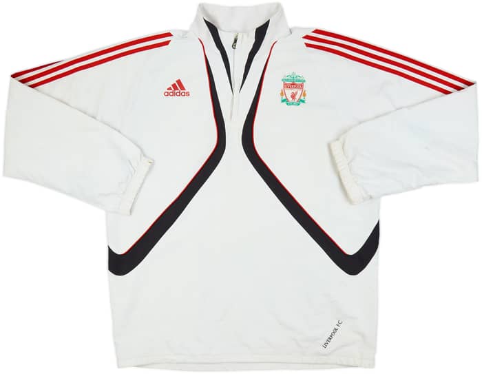2009-10 Liverpool adidas 1/4 Zip Drill Top - 6/10 - (XL)