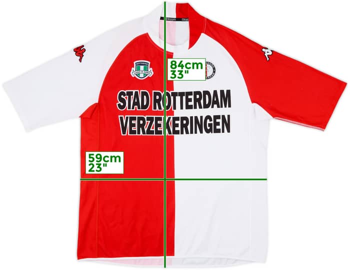 2003-04 Feyenoord Home Shirt - 9/10 - (3XL)
