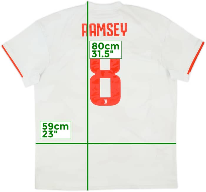 2019-20 Juventus Away Shirt Ramsey #8 - 9/10 - (XL)
