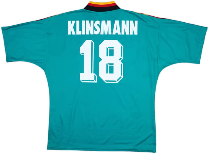 1994-96 Germany Away Shirt Klinsmann #18 - 8/10 - (XL/XXL)