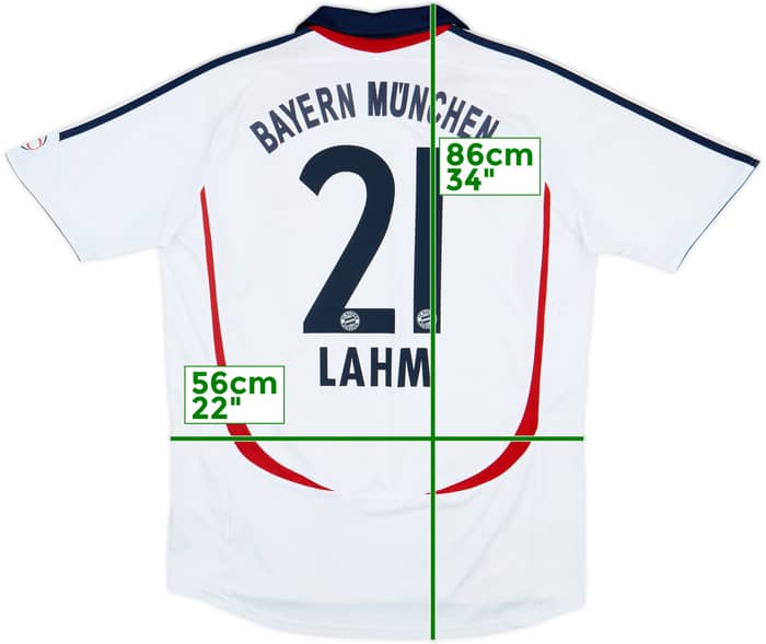 2006-07 Bayern Munich Away Shirt Lahm #21 - 8/10 - (L)