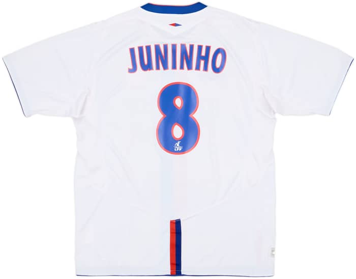 2004-05 Lyon Home Shirt Juninho #8 - 8/10 - (XL)