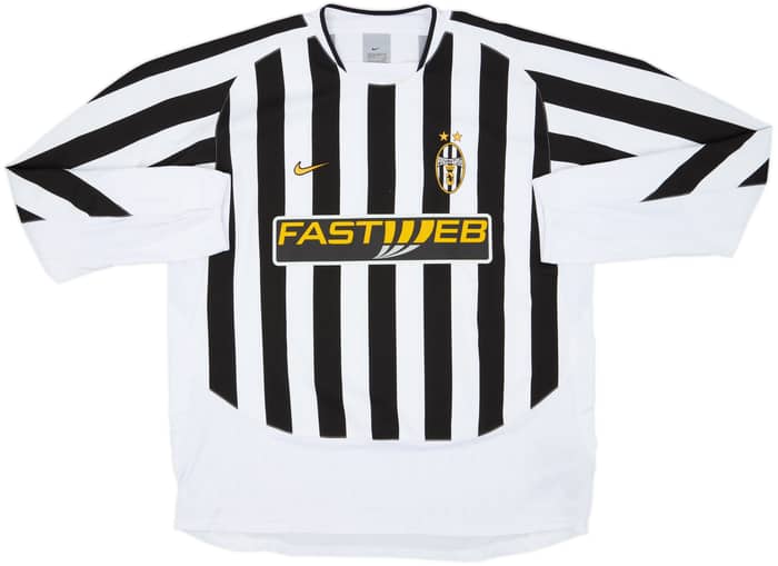 2003-04 Juventus Home L/S Shirt Del Piero #10 - 7/10 - (XXL)