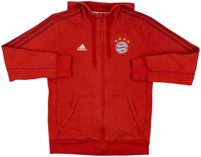 2015-16 Bayern Munich adidas Hooded Track Jacket - 6/10 - (L)